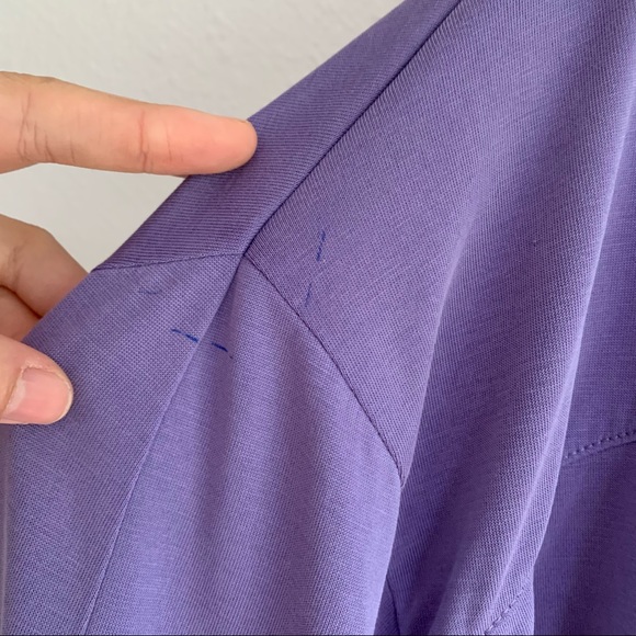 Urban Outfitters wrap crop top lilac lavender small - Picture 5 of 7